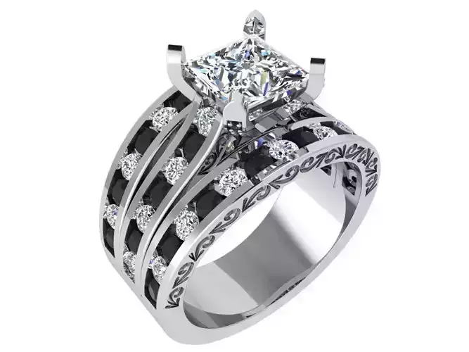 Princess Diamond Ring 3424