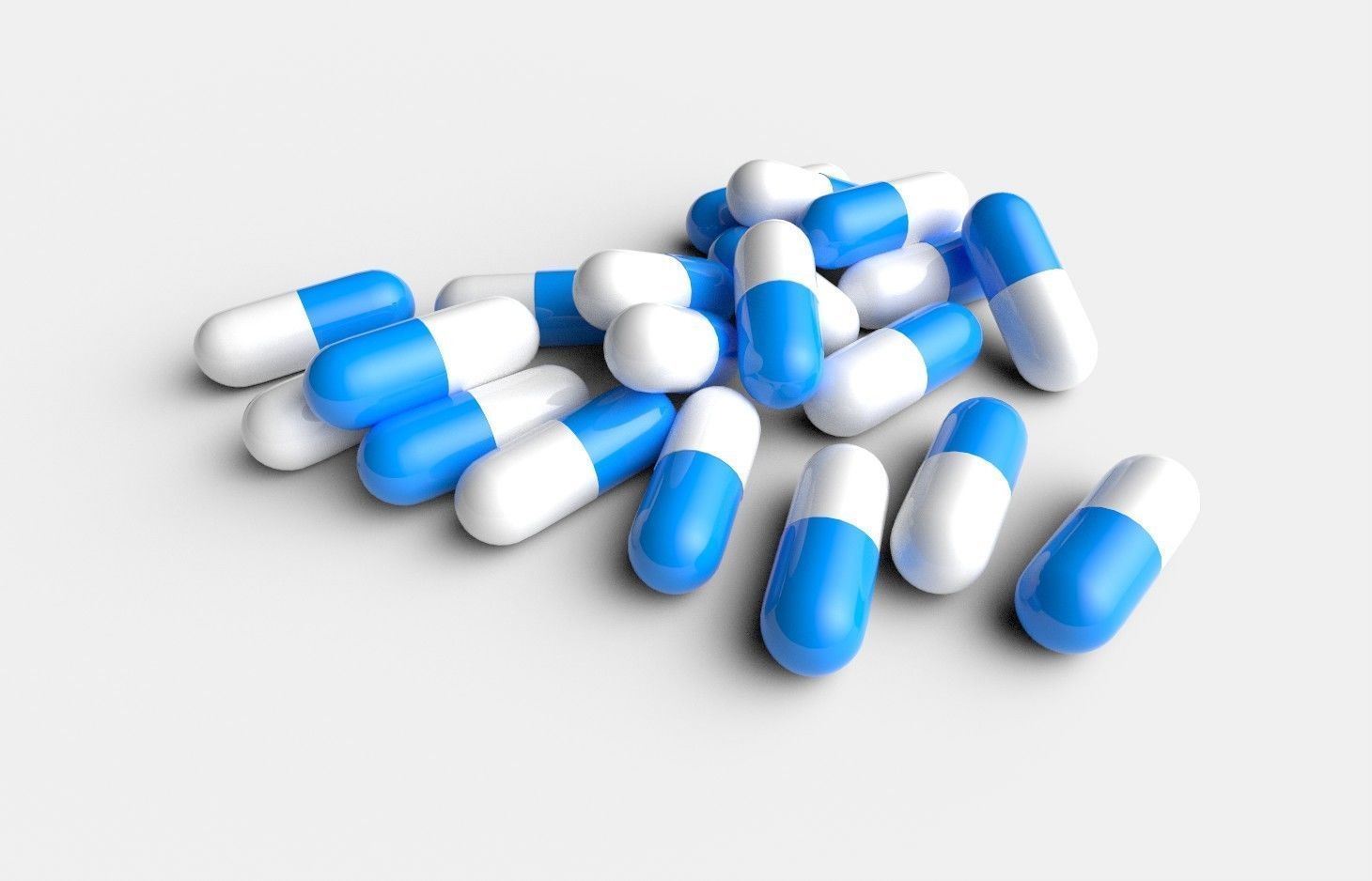 Pill Capsules M01 Low-poly 3D model_5
