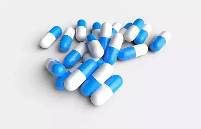 Pill Capsules M01 Low-poly 3D model
