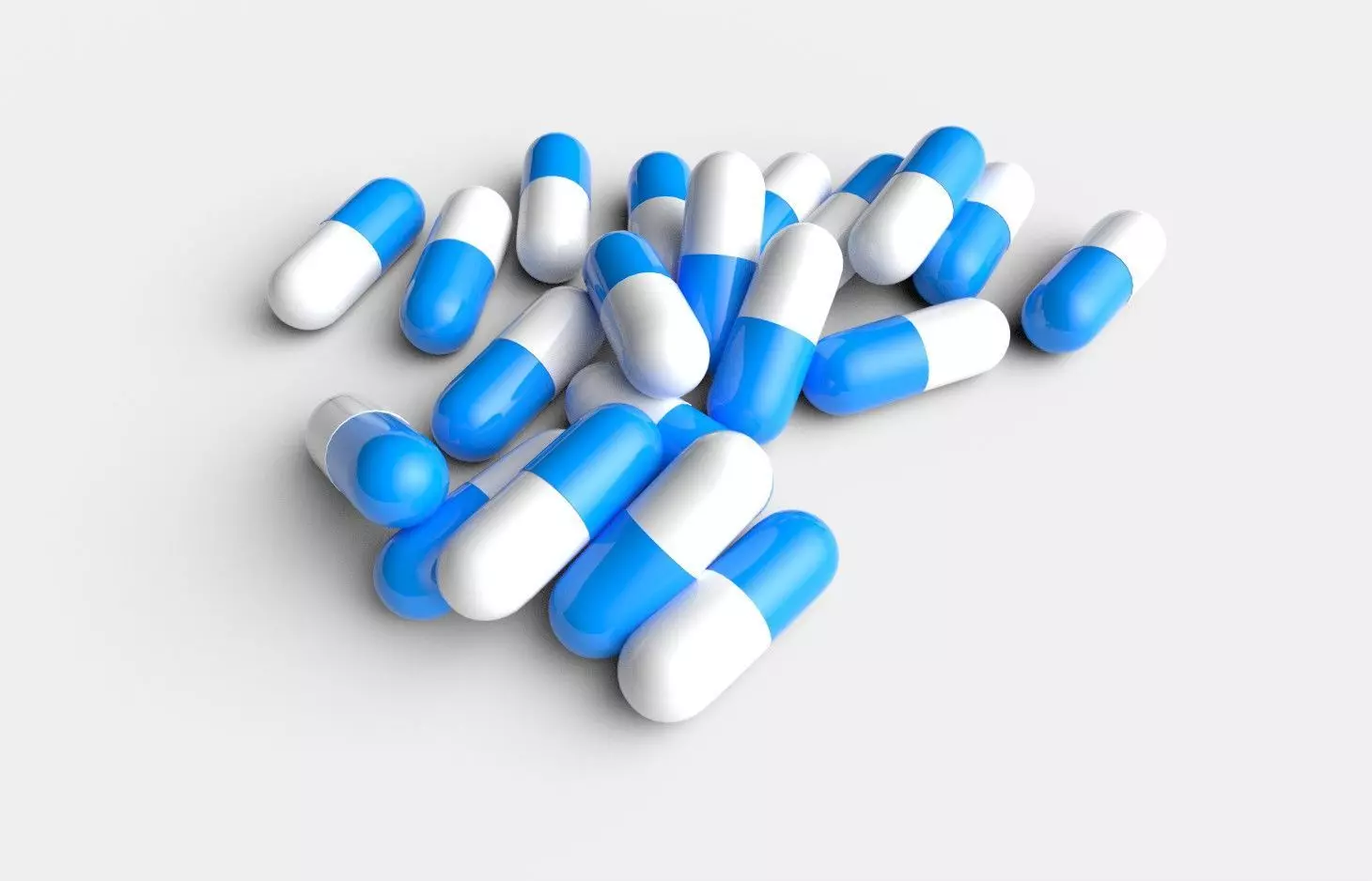 Pill Capsules M01 Low-poly 3D model_0