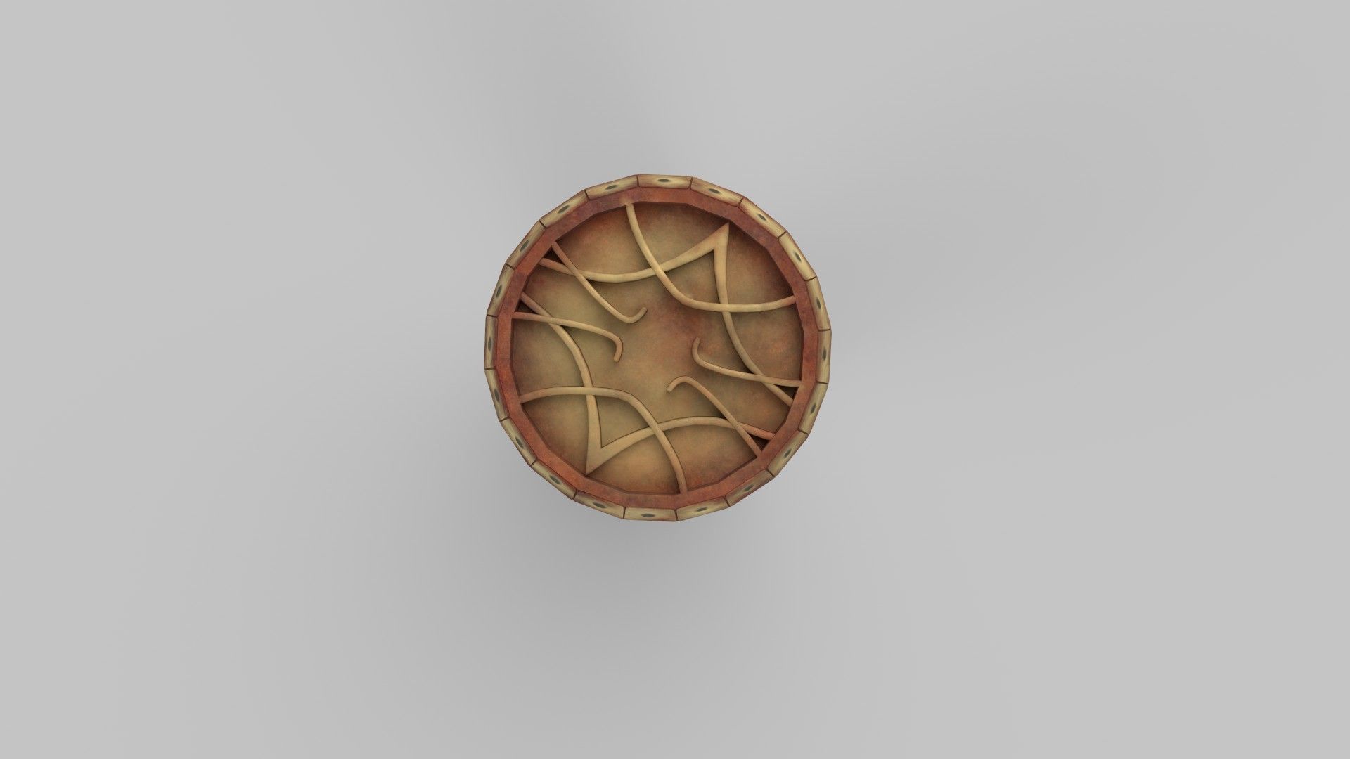 Hourglass Low-poly 3D model_2