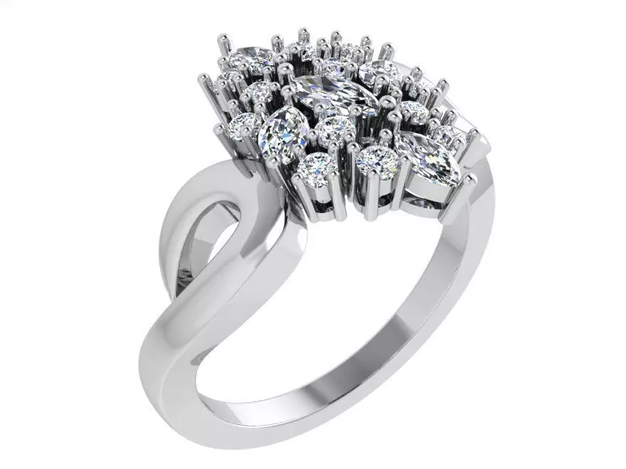 Basket Setting Ring 3446 3D print model_0