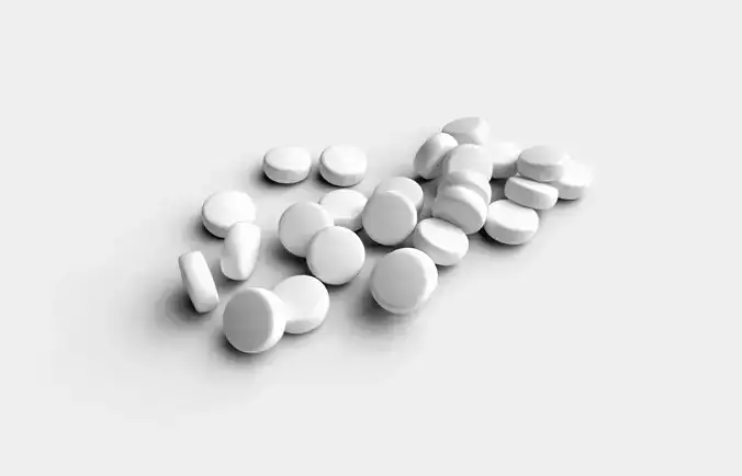 Pills M02 Low-poly 3D model