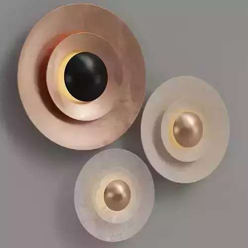  Deva Wall Light Low-poly 3D model
