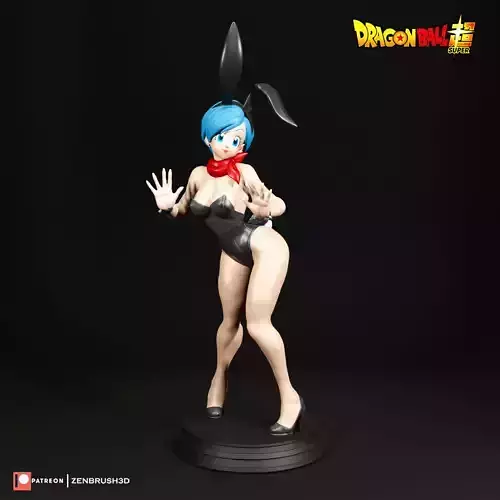 Bulma Bunny - Dragon Ball Super  3D Printing 3D print model