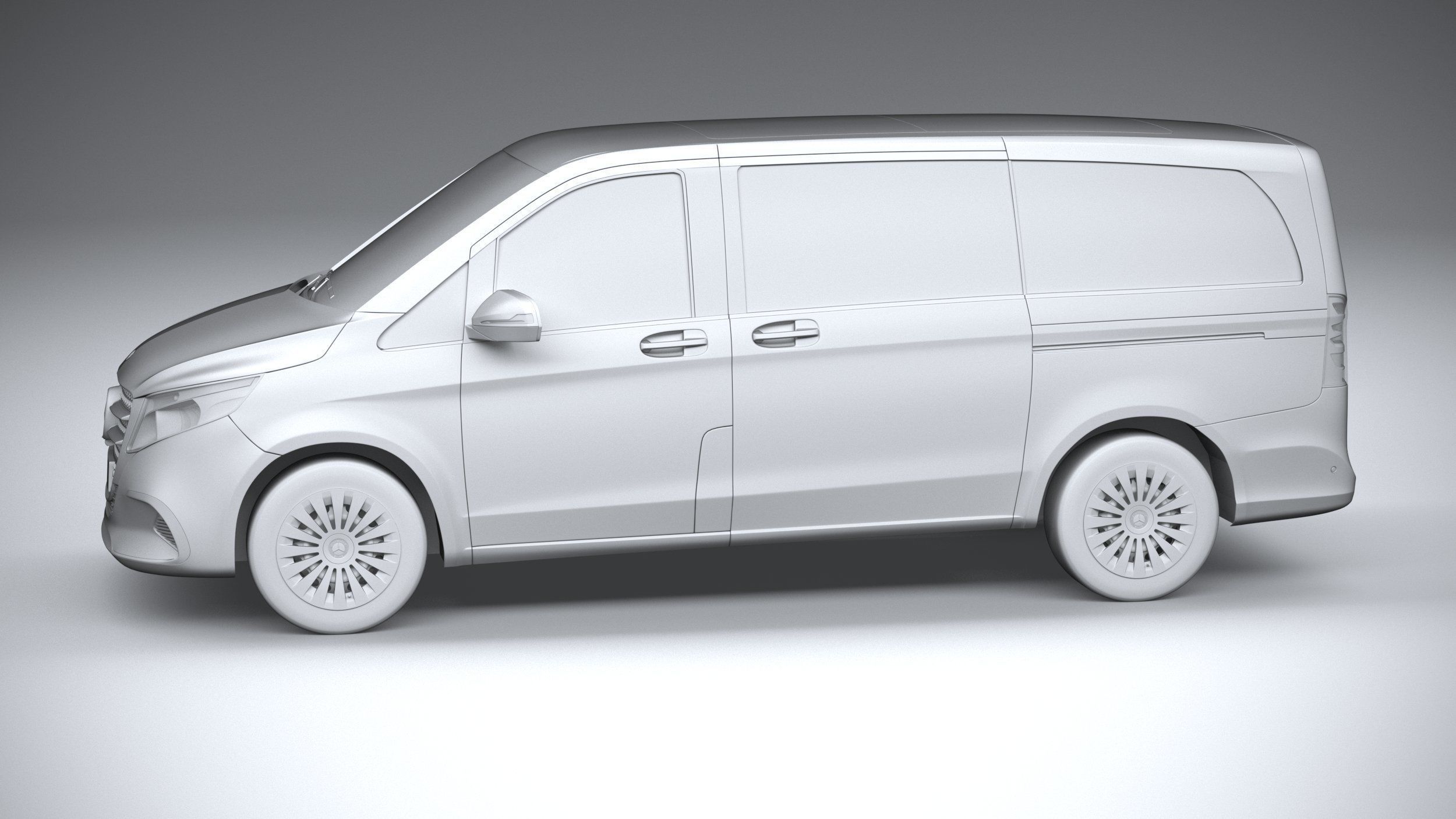 Mercedes-Benz V-Class Regular 2024 3D model_22