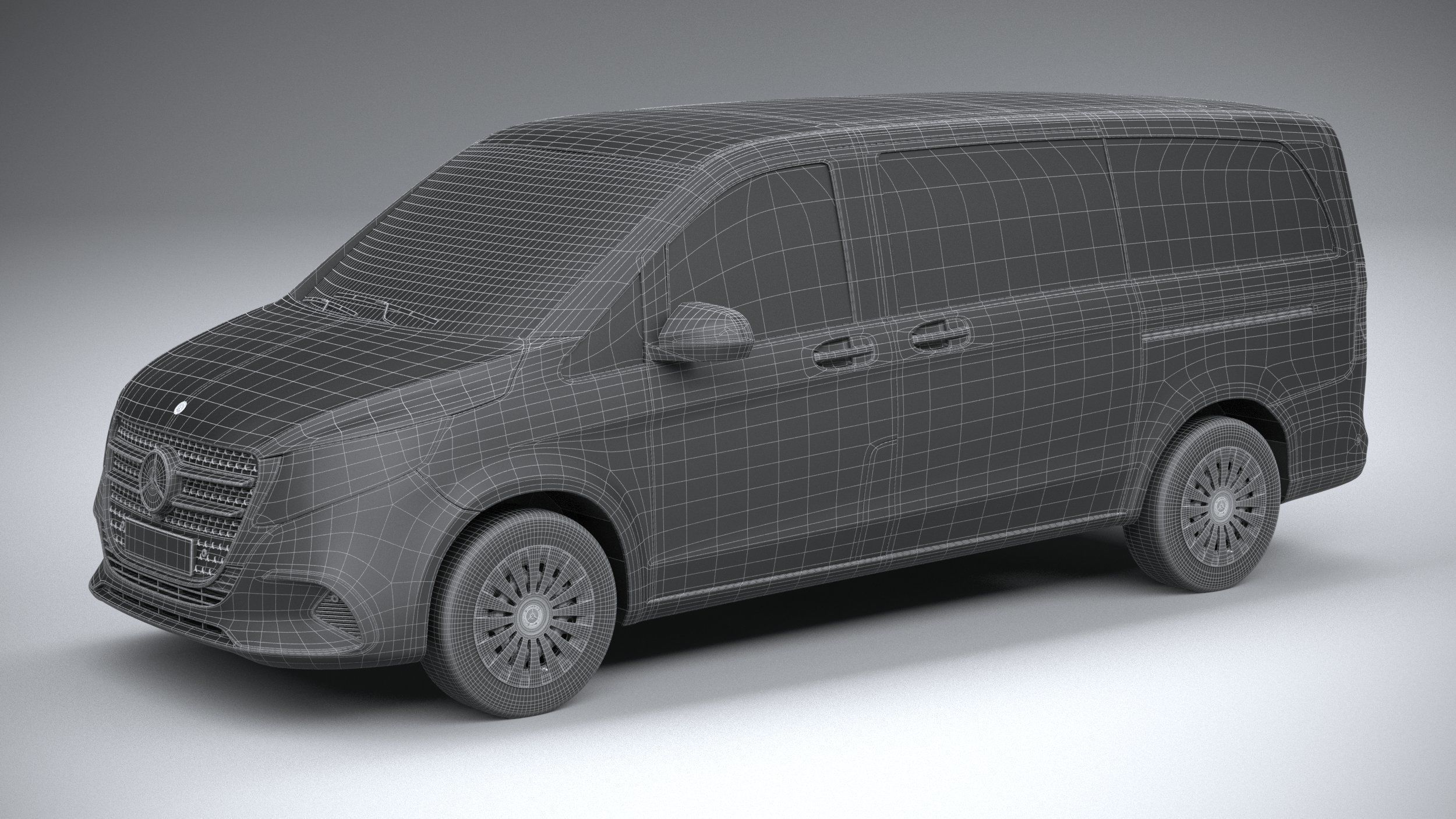 Mercedes-Benz V-Class Regular 2024 3D model_28