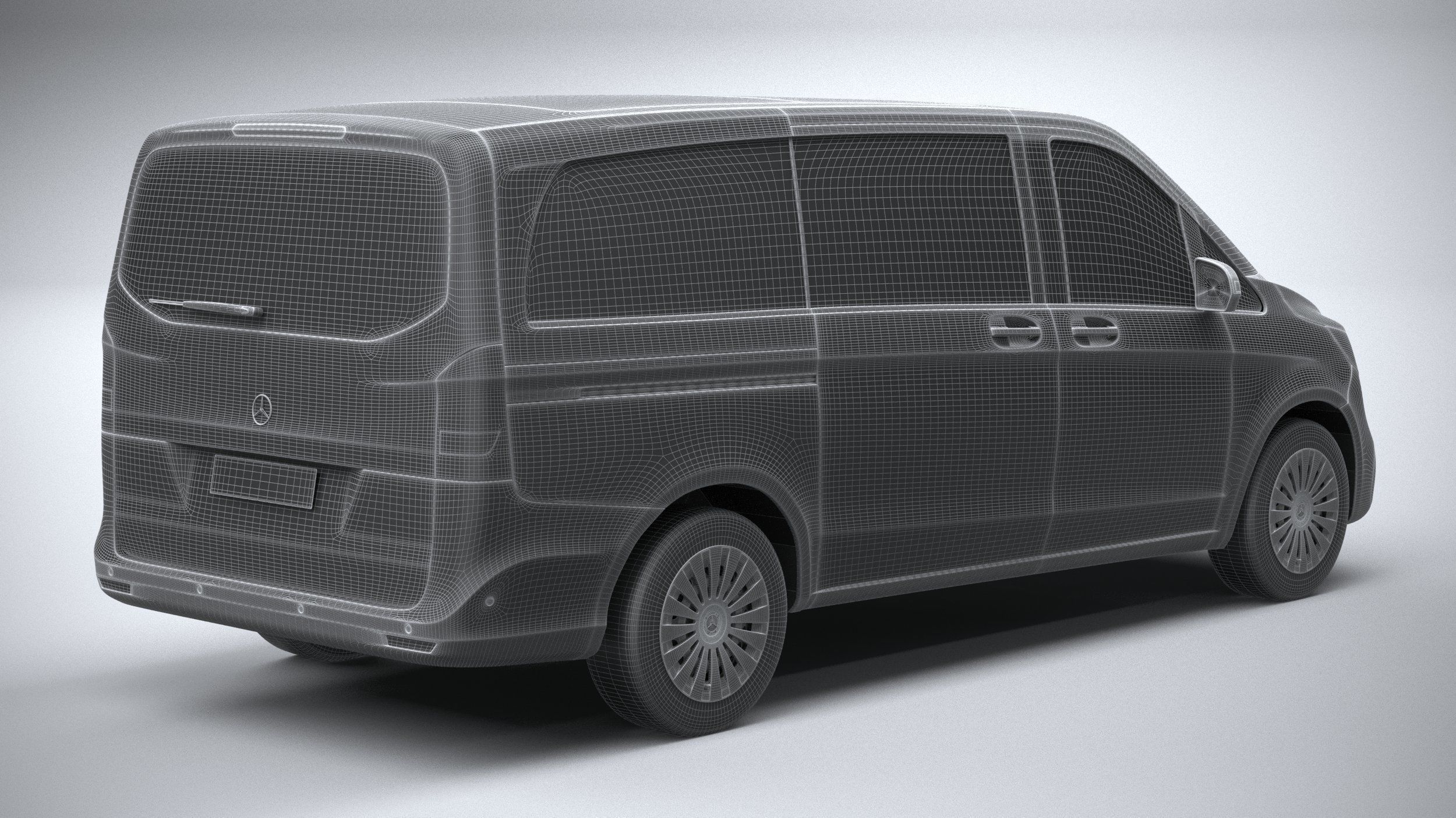 Mercedes-Benz V-Class Regular 2024 3D model_27