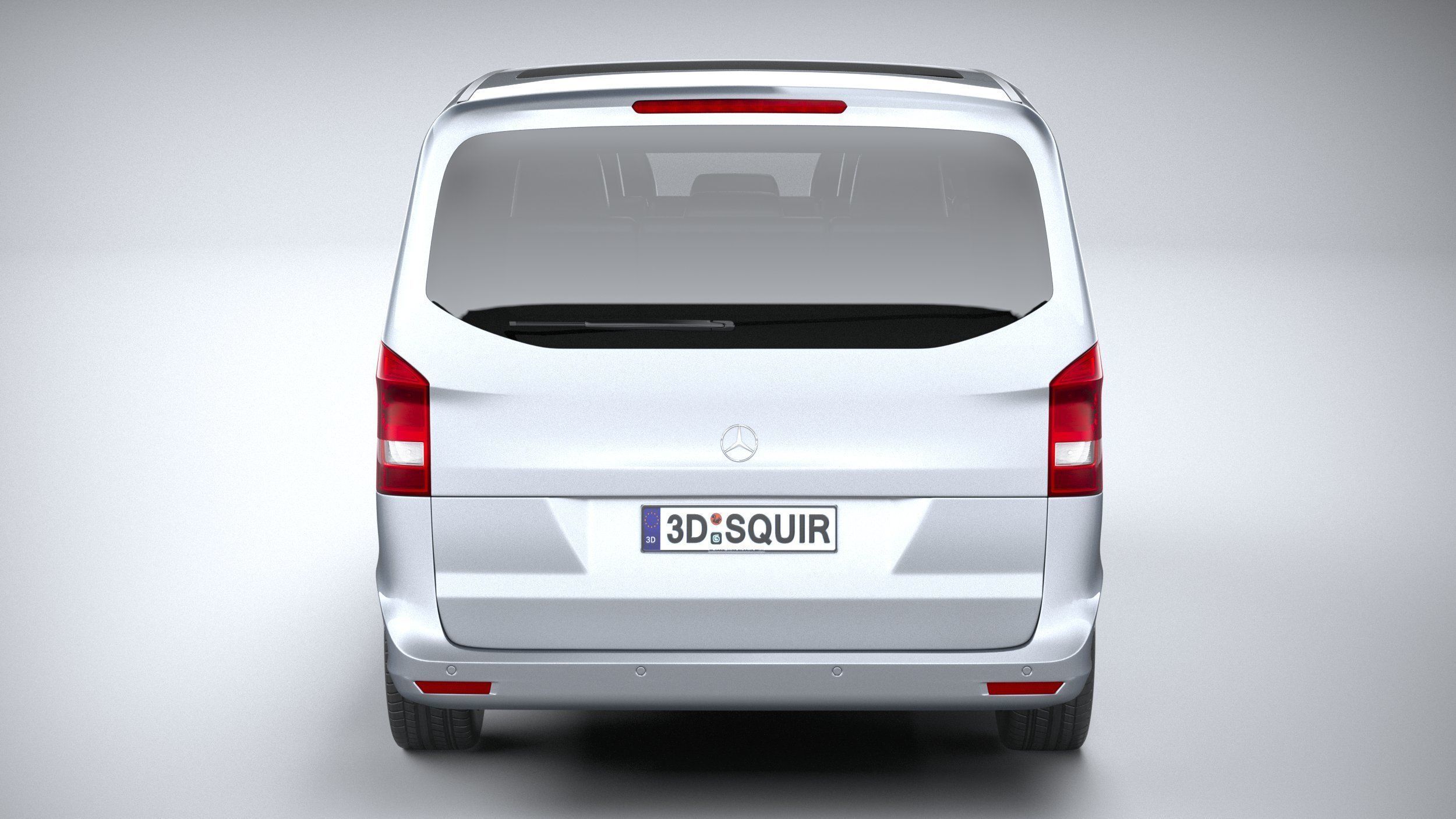 Mercedes-Benz V-Class Regular 2024 3D model_4