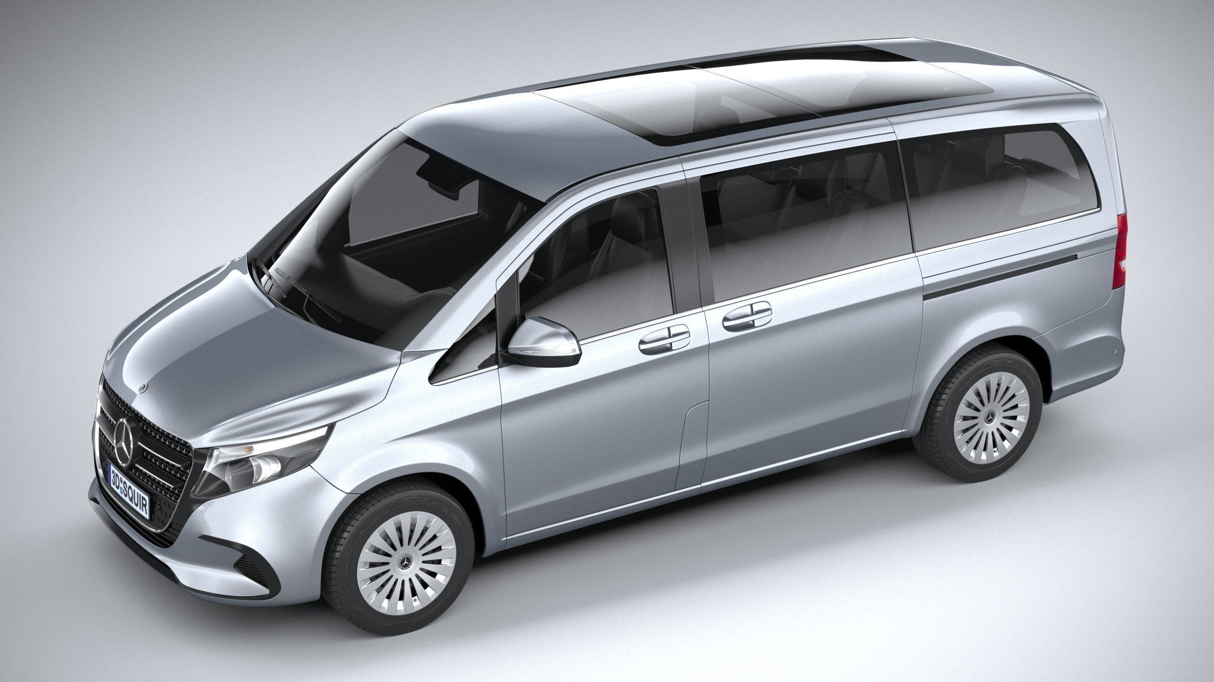 Mercedes-Benz V-Class Regular 2024 3D model_7