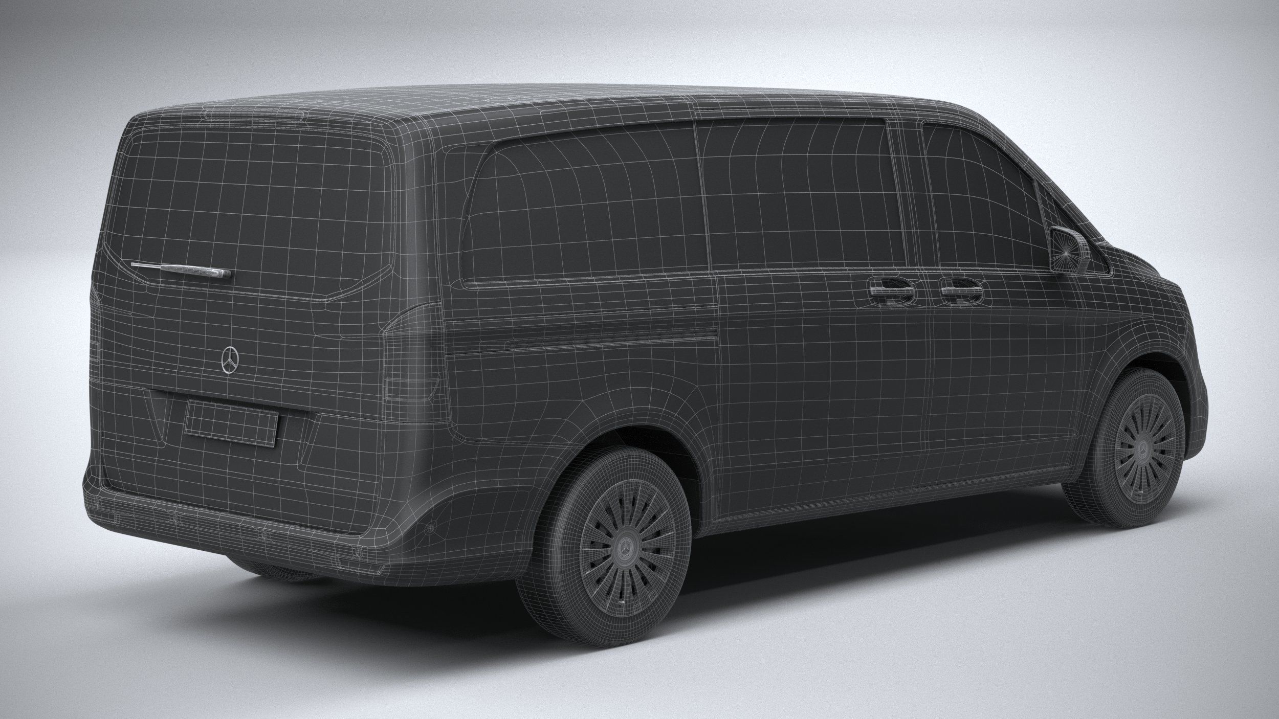 Mercedes-Benz V-Class Regular 2024 3D model_29