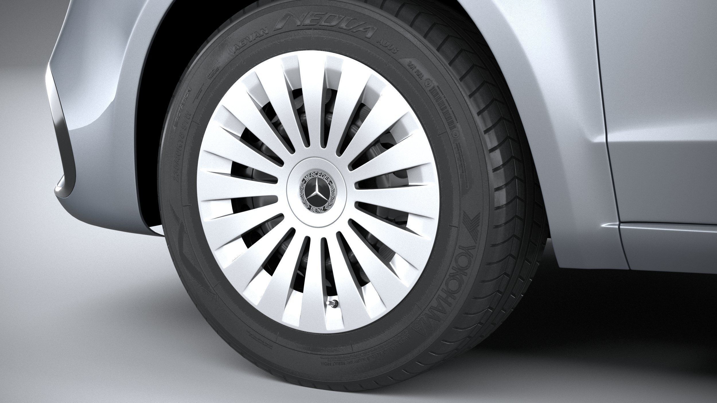 Mercedes-Benz V-Class Regular 2024 3D model_16