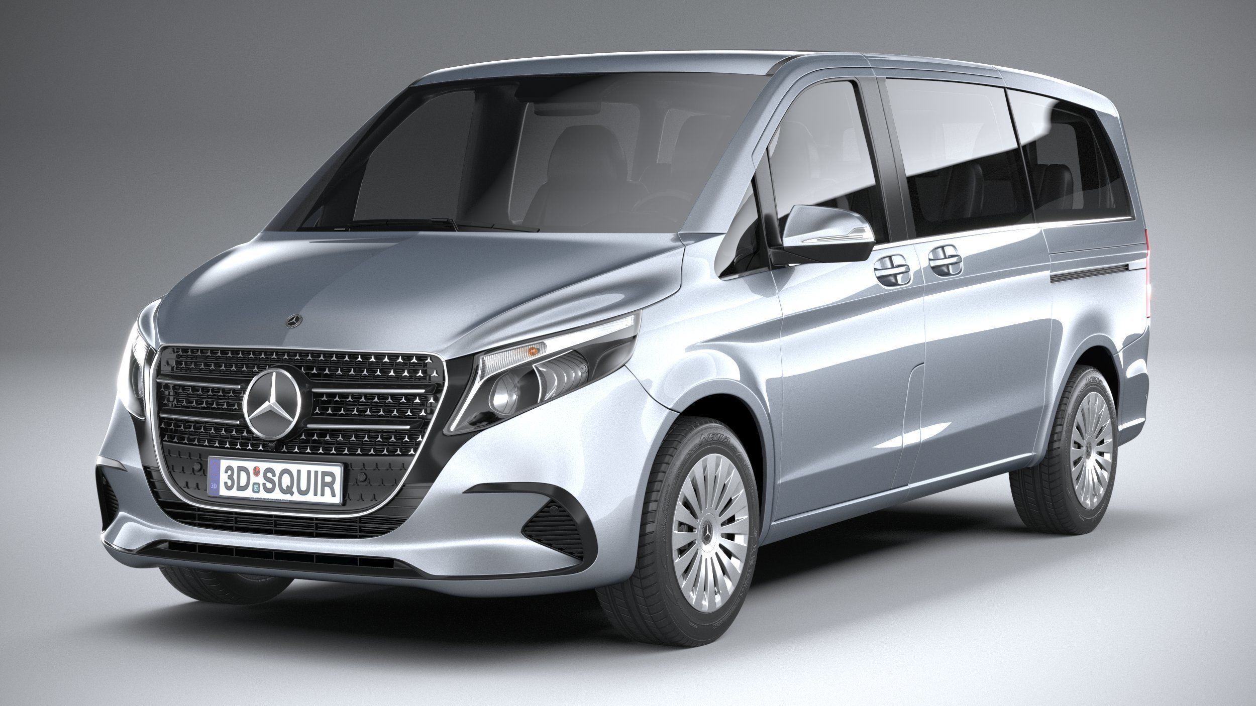 Mercedes-Benz V-Class Regular 2024 3D model_2