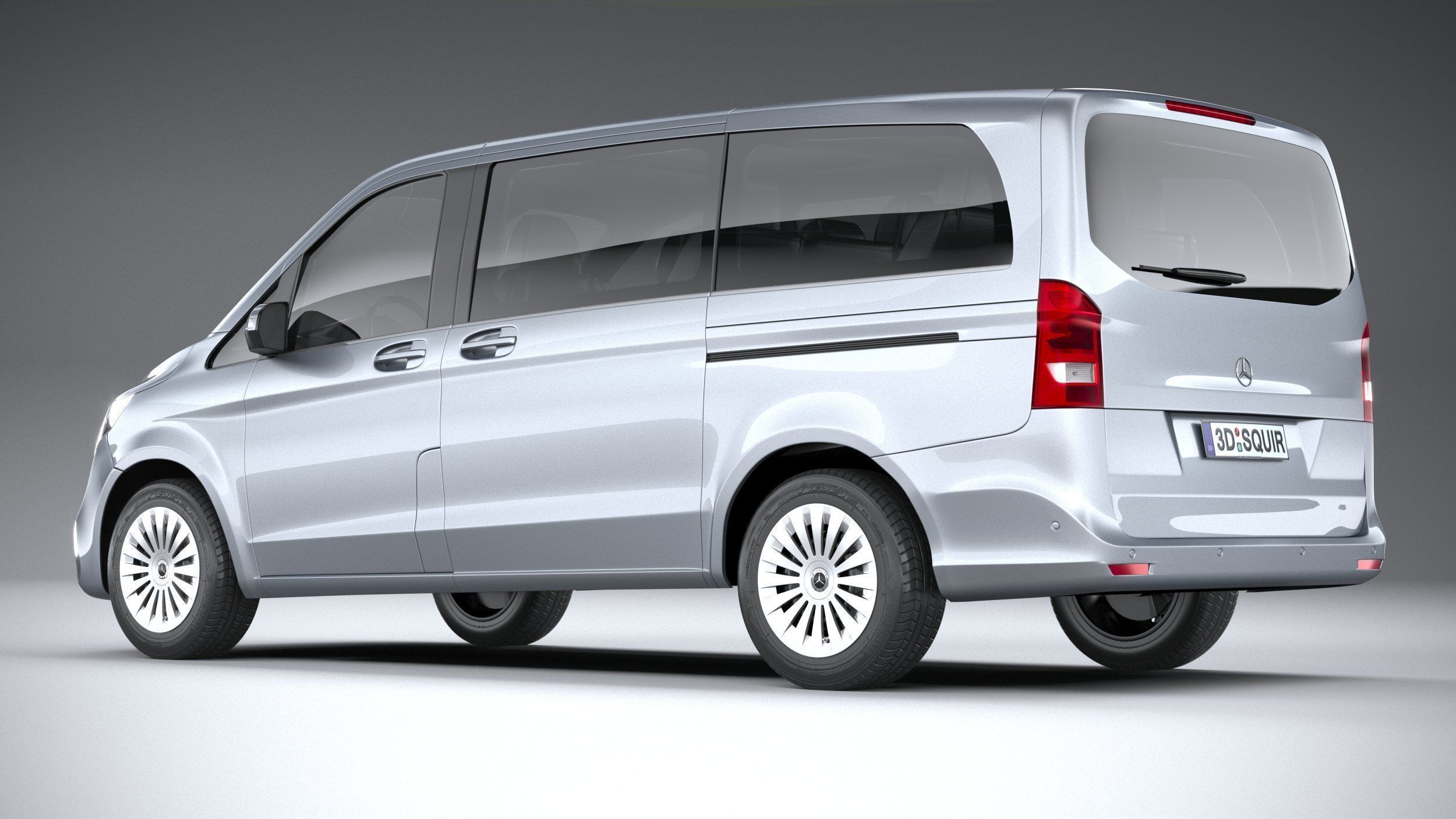 Mercedes-Benz V-Class Regular 2024 3D model_5