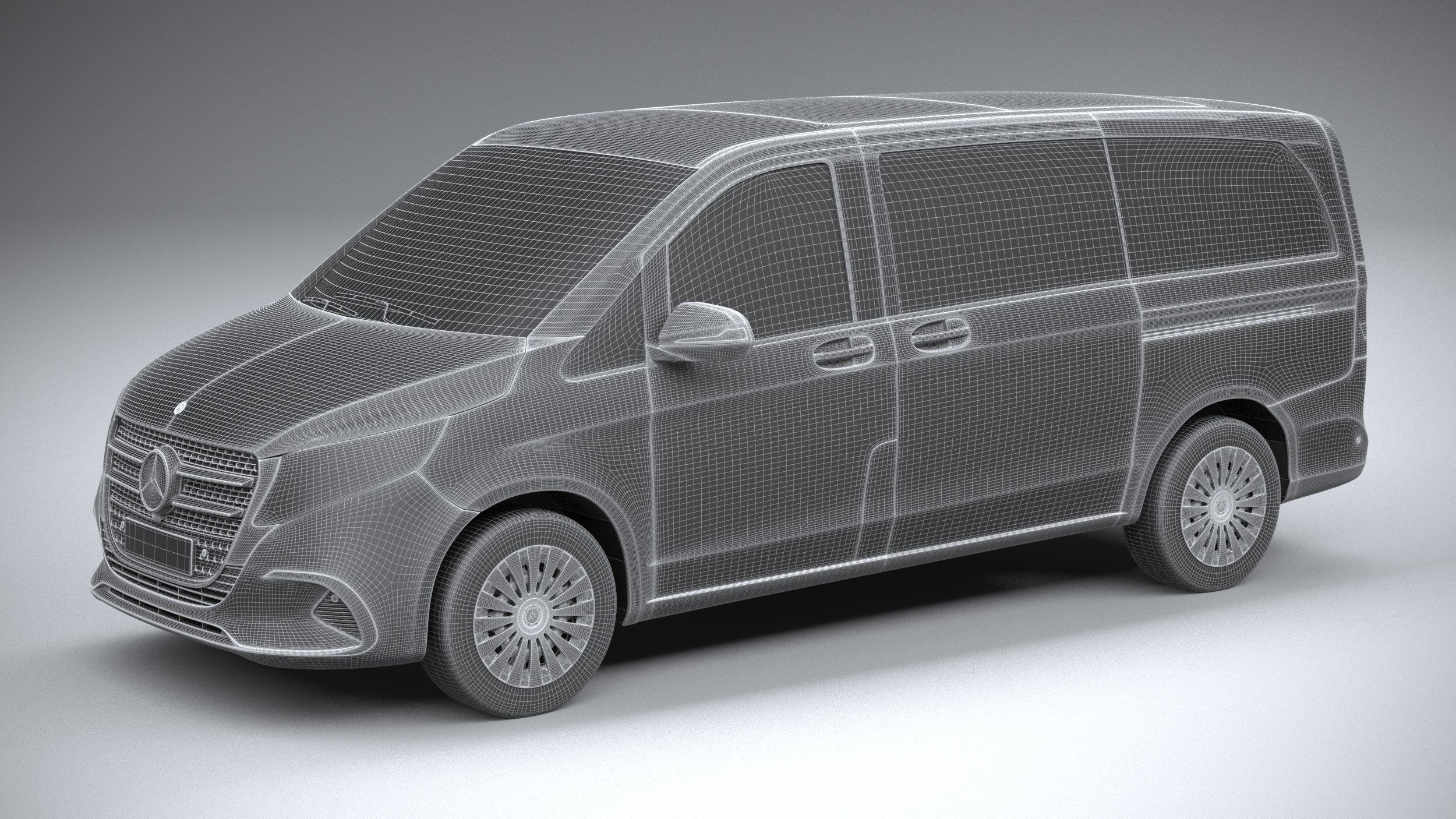 Mercedes-Benz V-Class Regular 2024 3D model_26