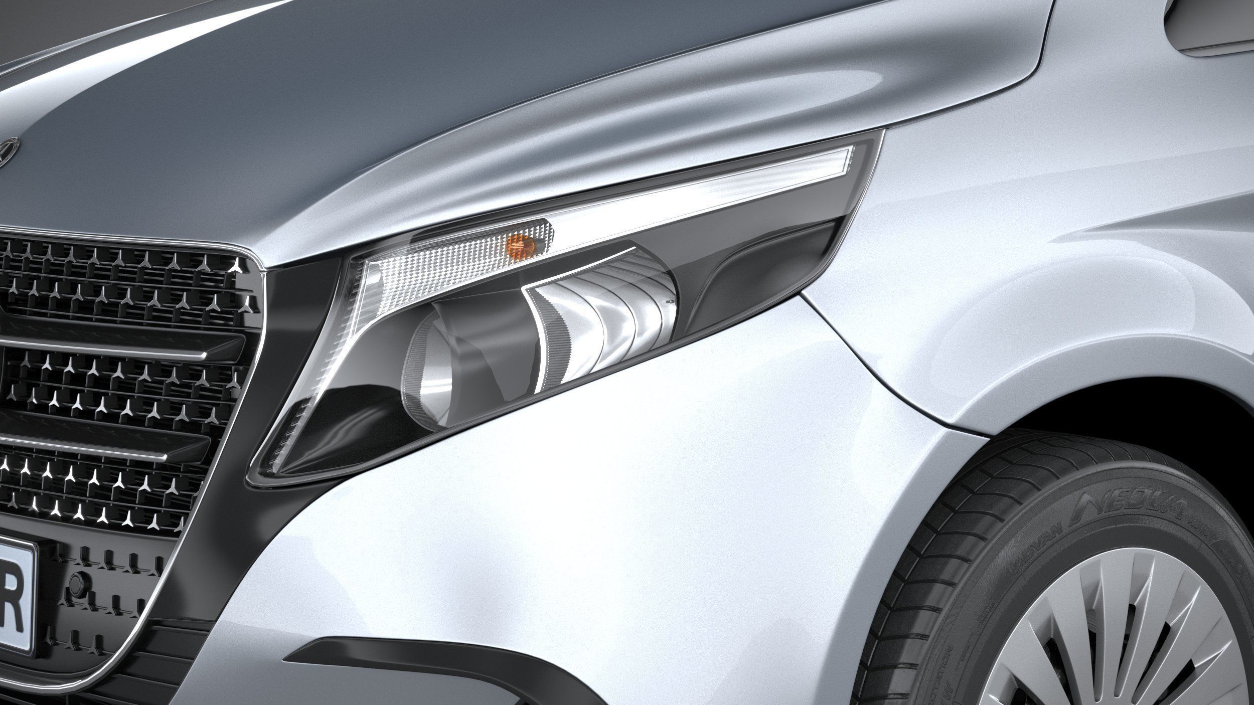 Mercedes-Benz V-Class Regular 2024 3D model_14