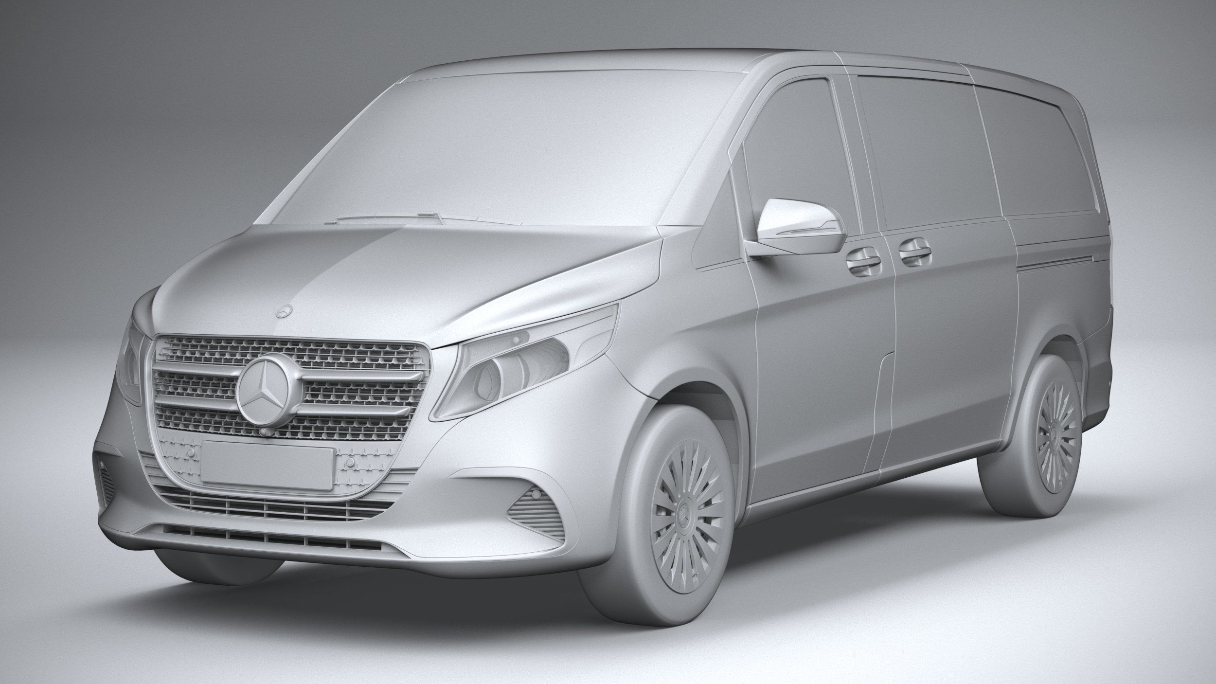 Mercedes-Benz V-Class Regular 2024 3D model_20