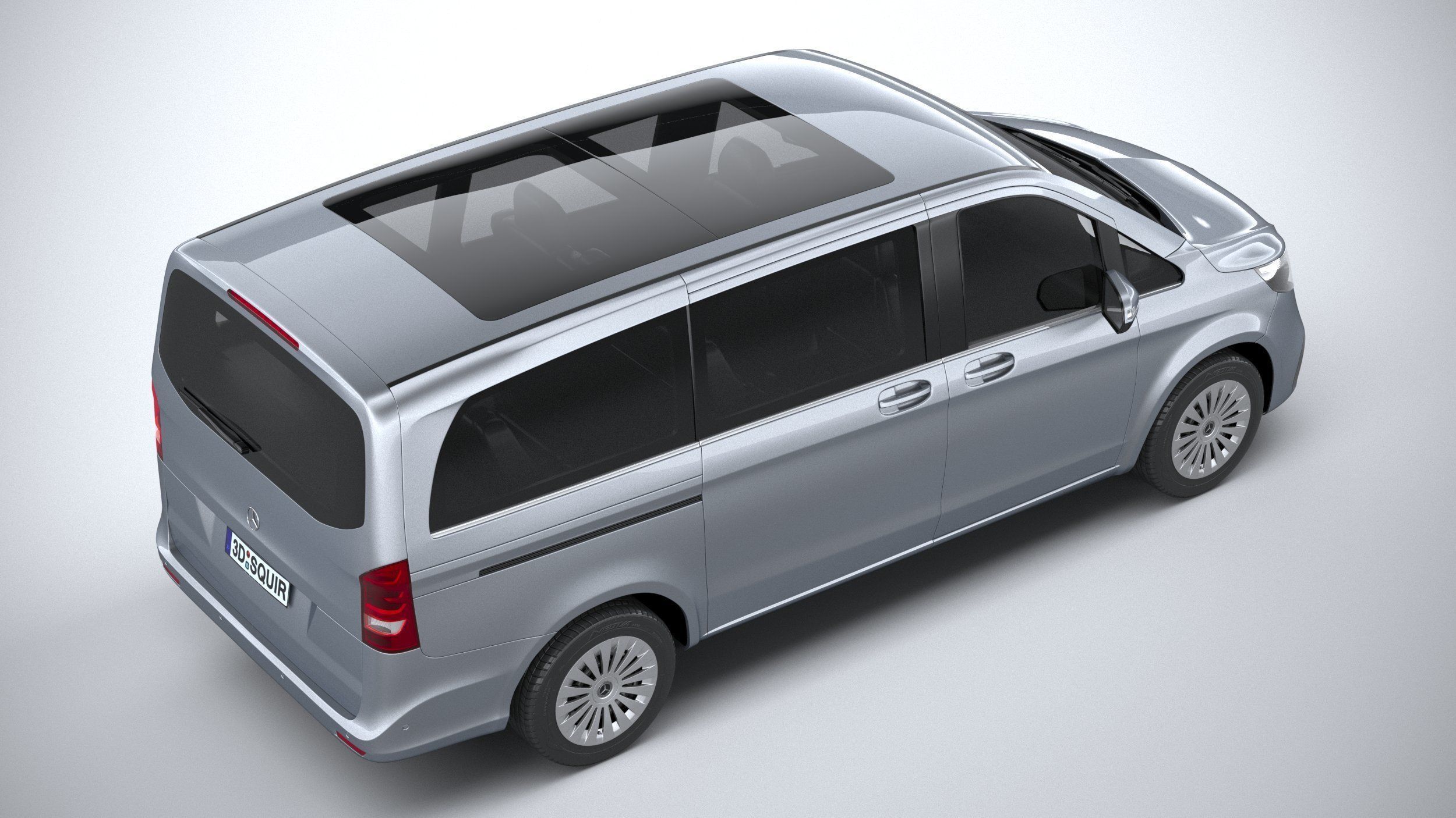 Mercedes-Benz V-Class Regular 2024 3D model_10