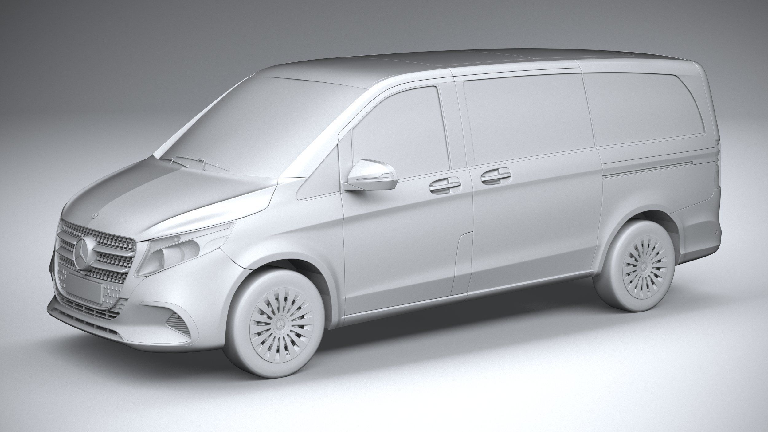 Mercedes-Benz V-Class Regular 2024 3D model_19