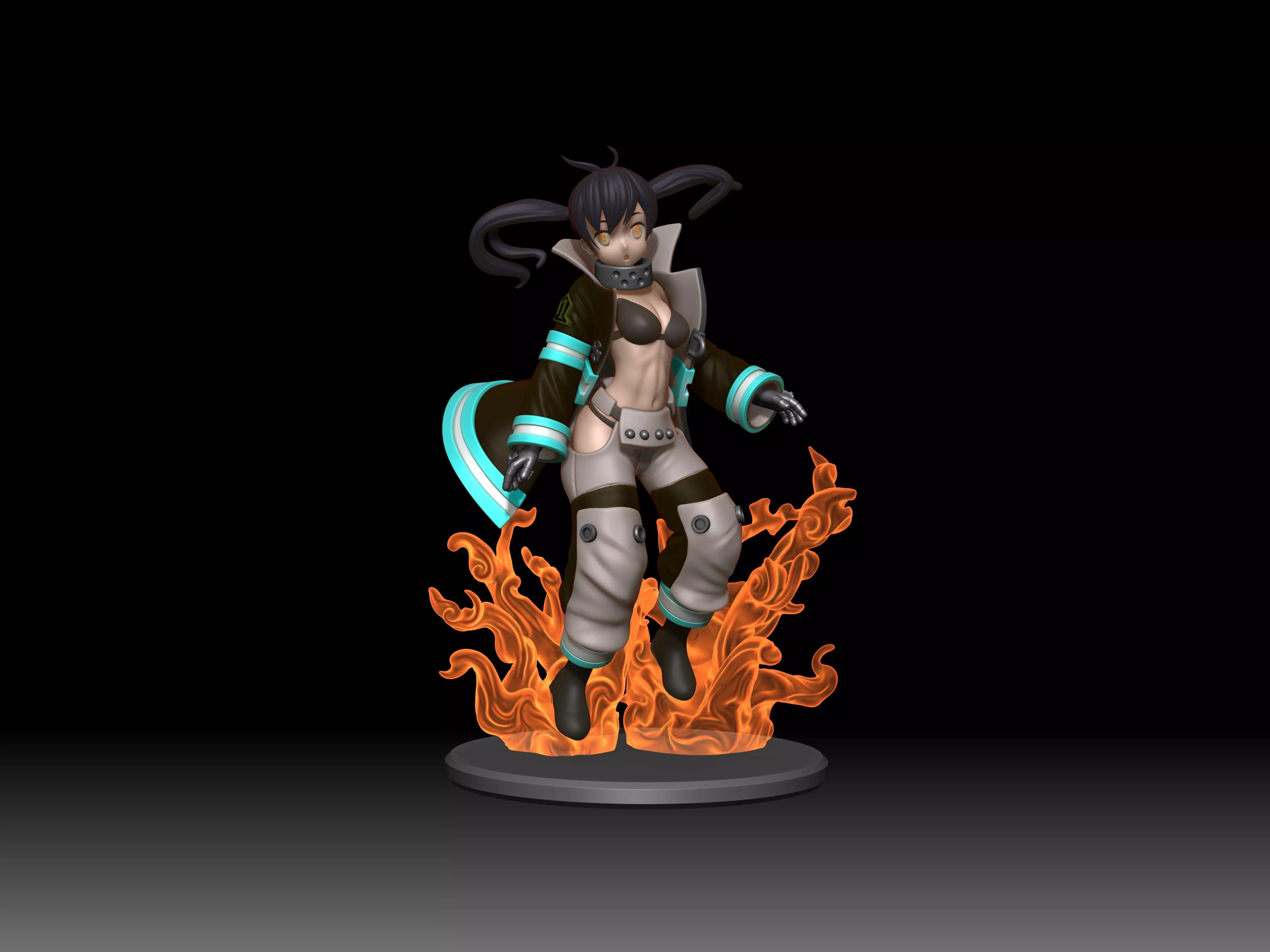 Fire Force - Tamaki Kotatsu  3D print model_0