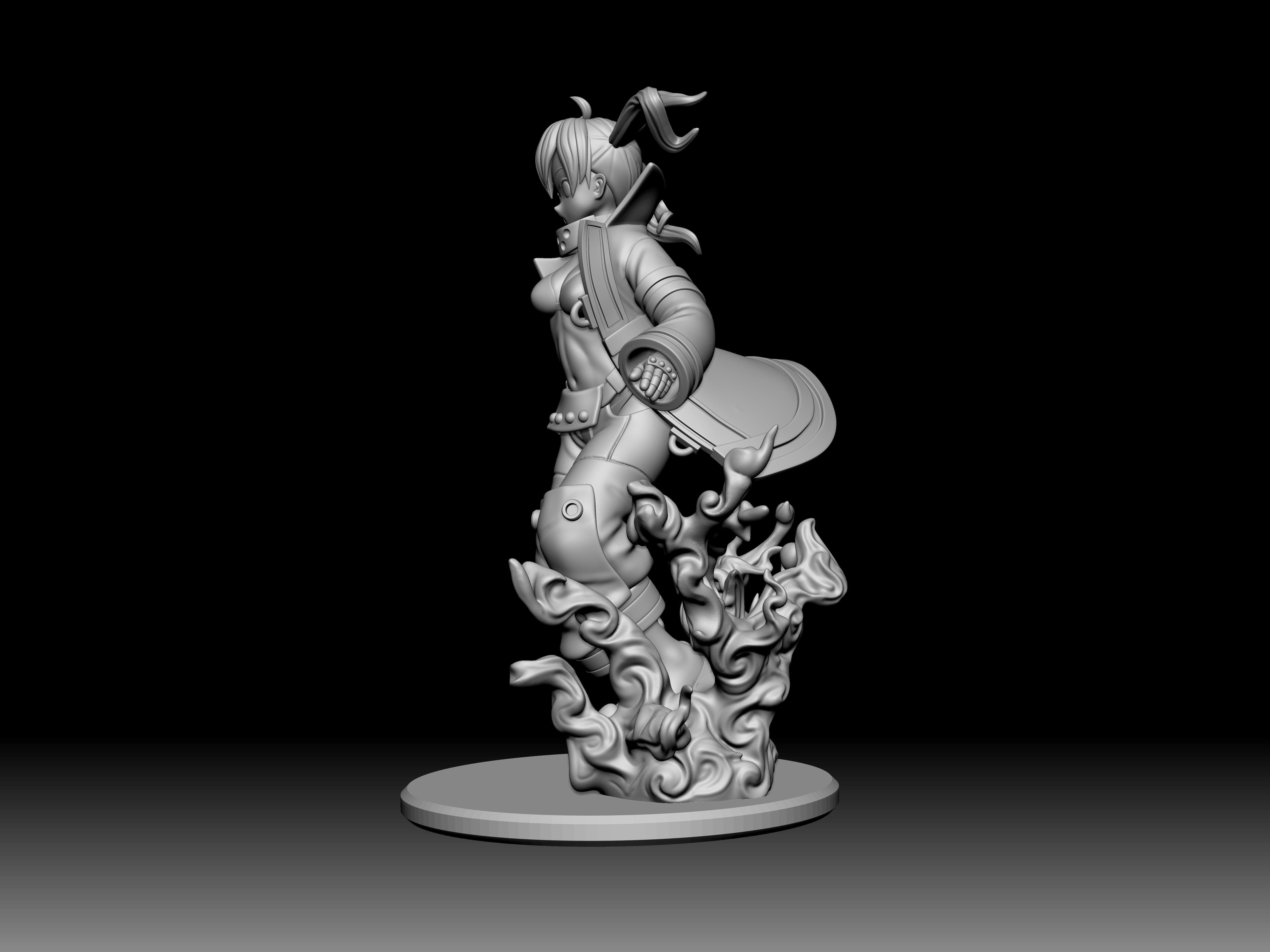 Fire Force - Tamaki Kotatsu  3D print model_5