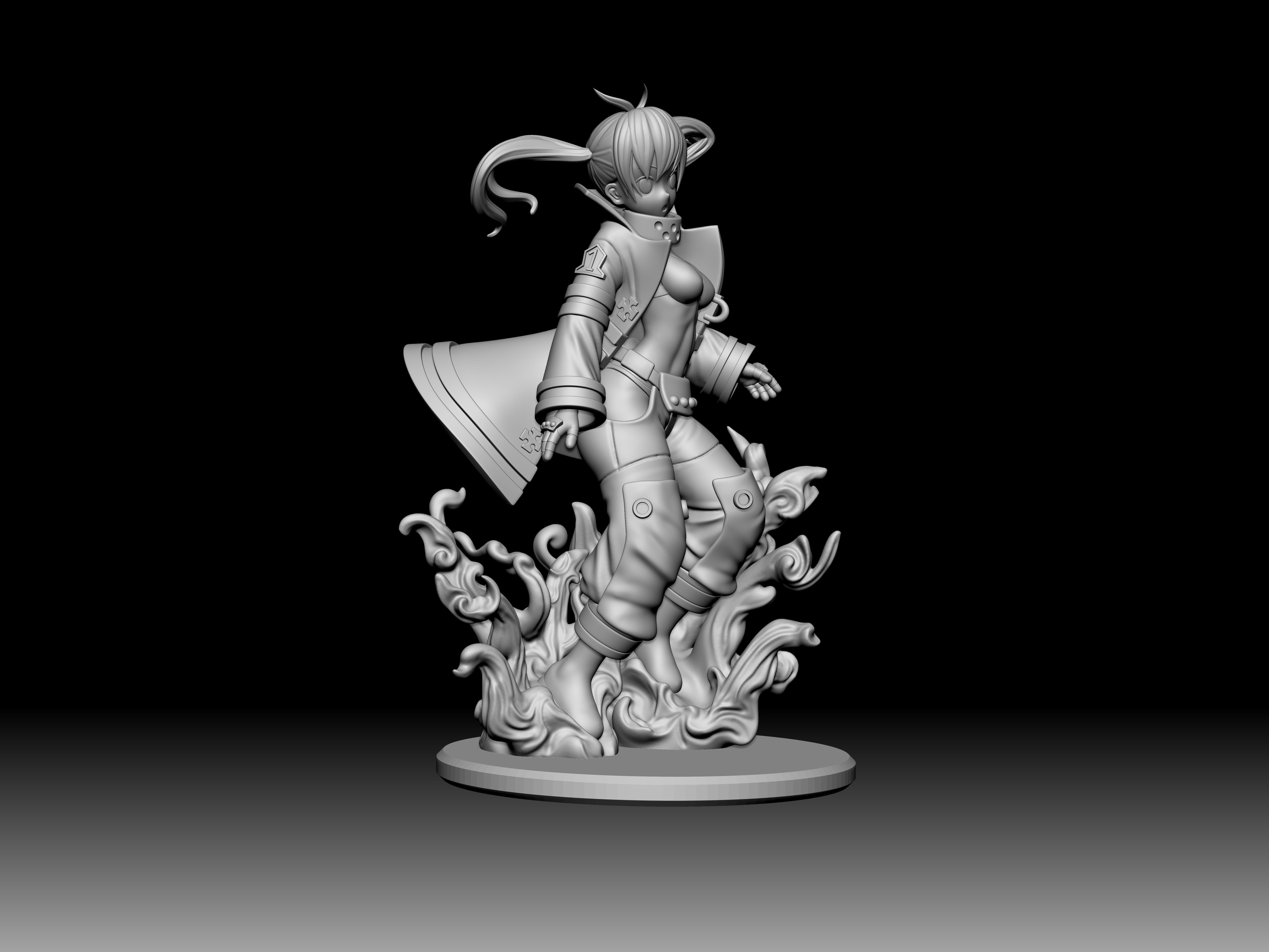 Fire Force - Tamaki Kotatsu  3D print model_7