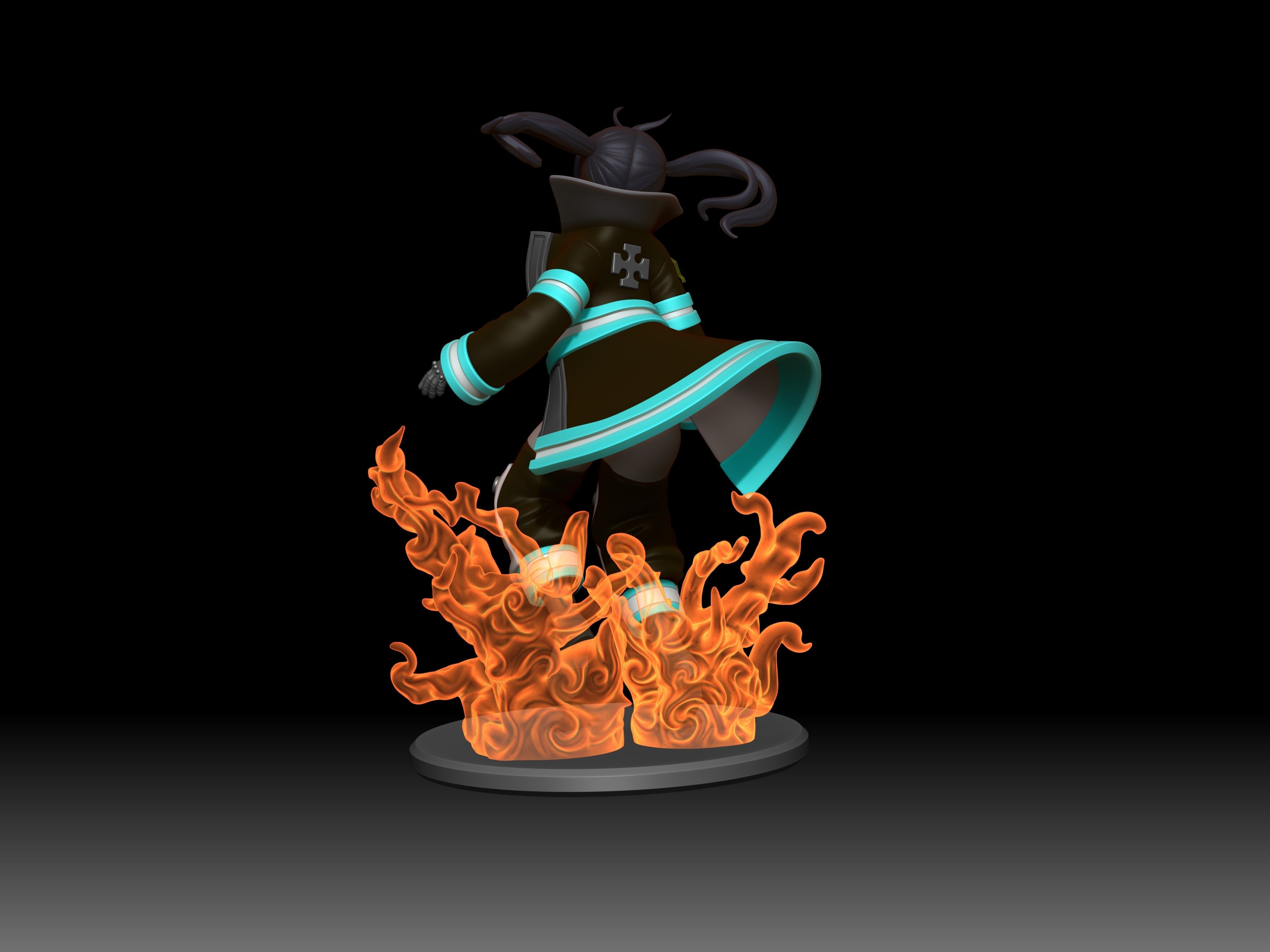 Fire Force - Tamaki Kotatsu  3D print model_3