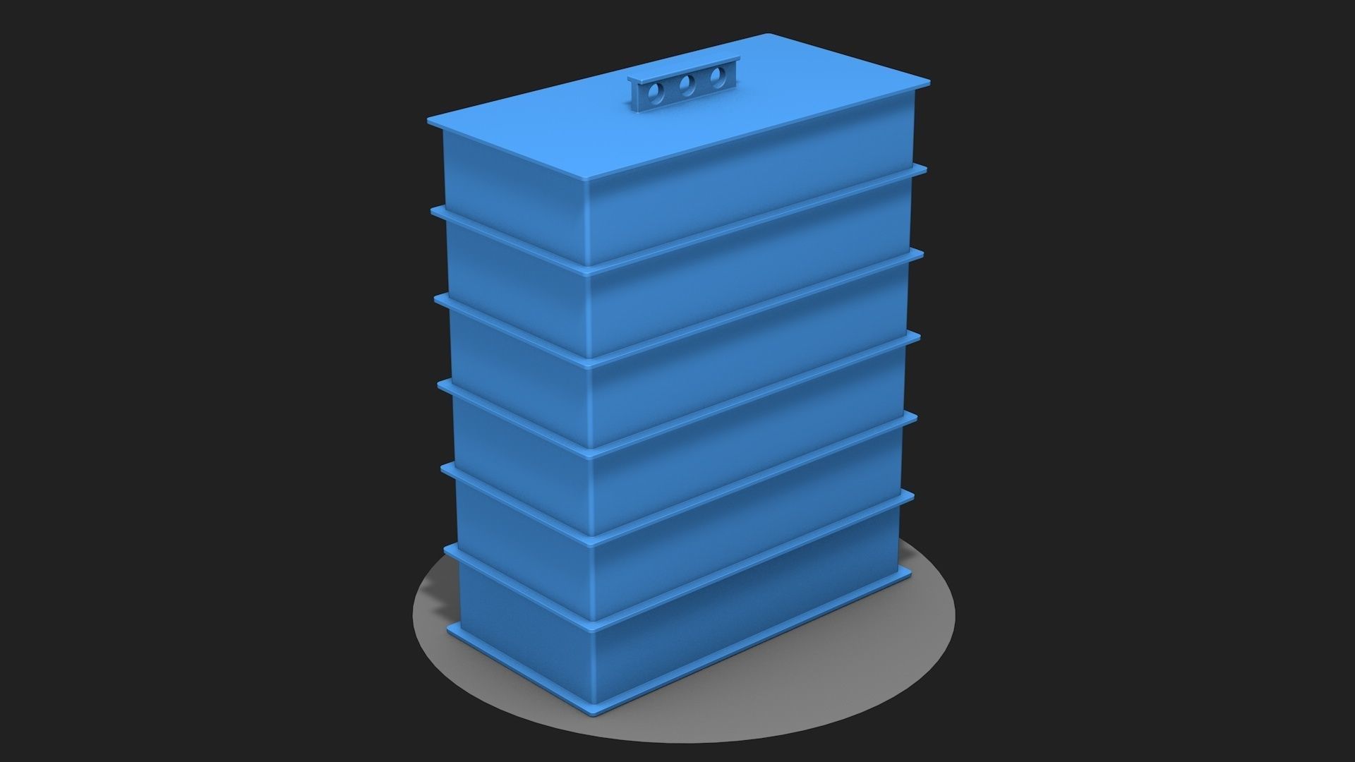 Prefabricated box for 3D printing 2 Free 3D print model_1