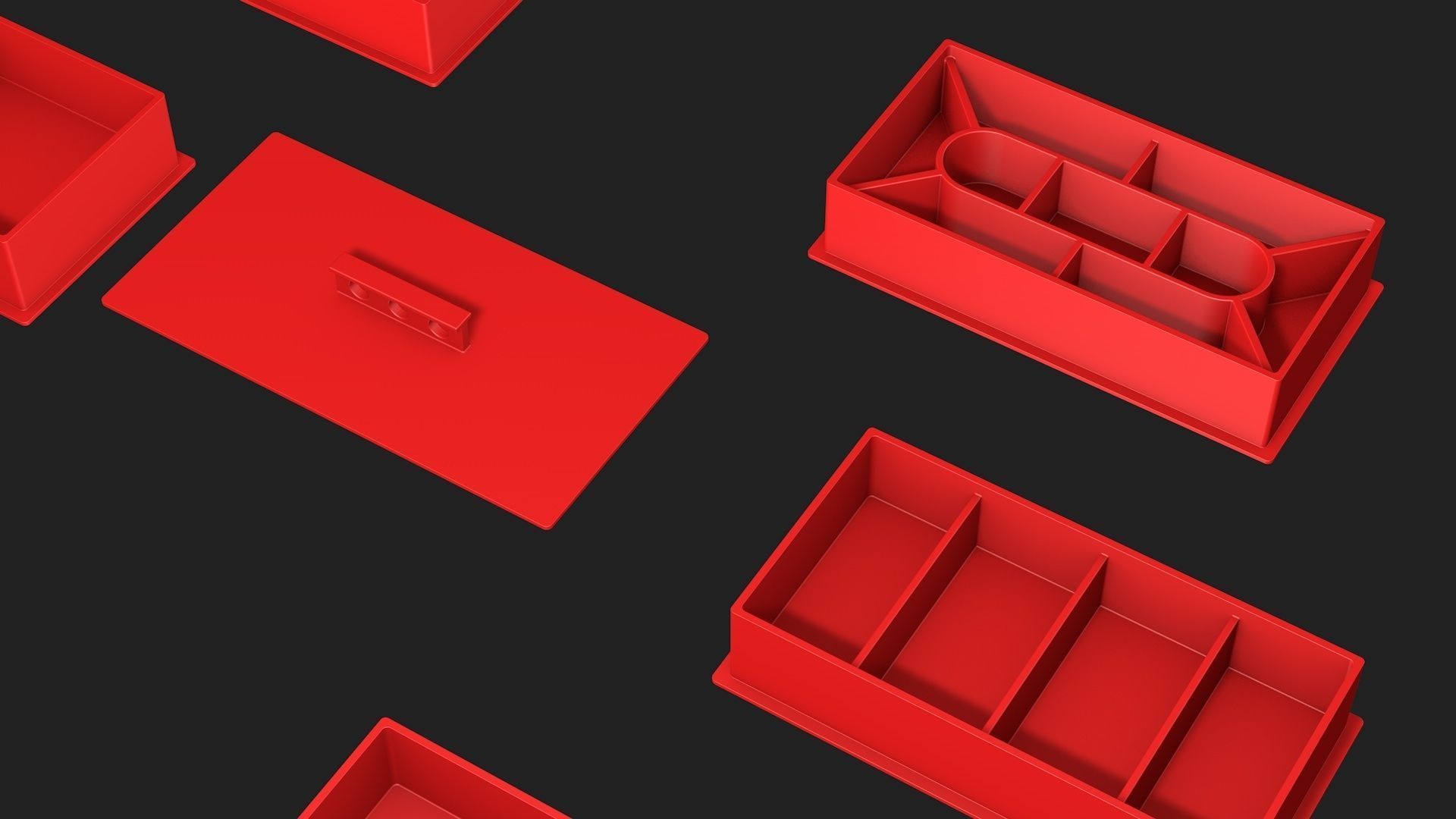 Prefabricated box for 3D printing 2 Free 3D print model_3