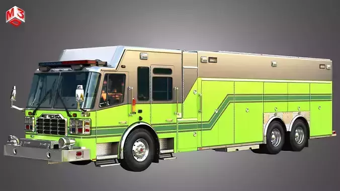 Ferrara Fire Apparatus - Heavy Rescue 3D model