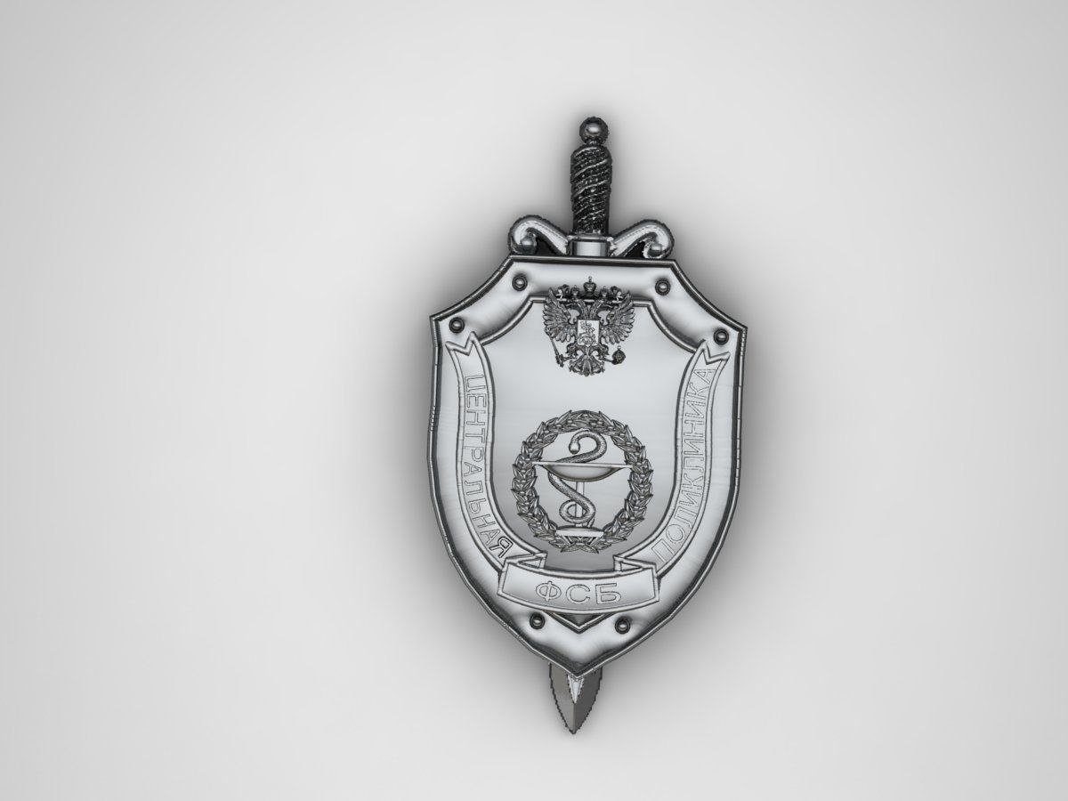 Gerb FSB Central Medical 3D print model_2