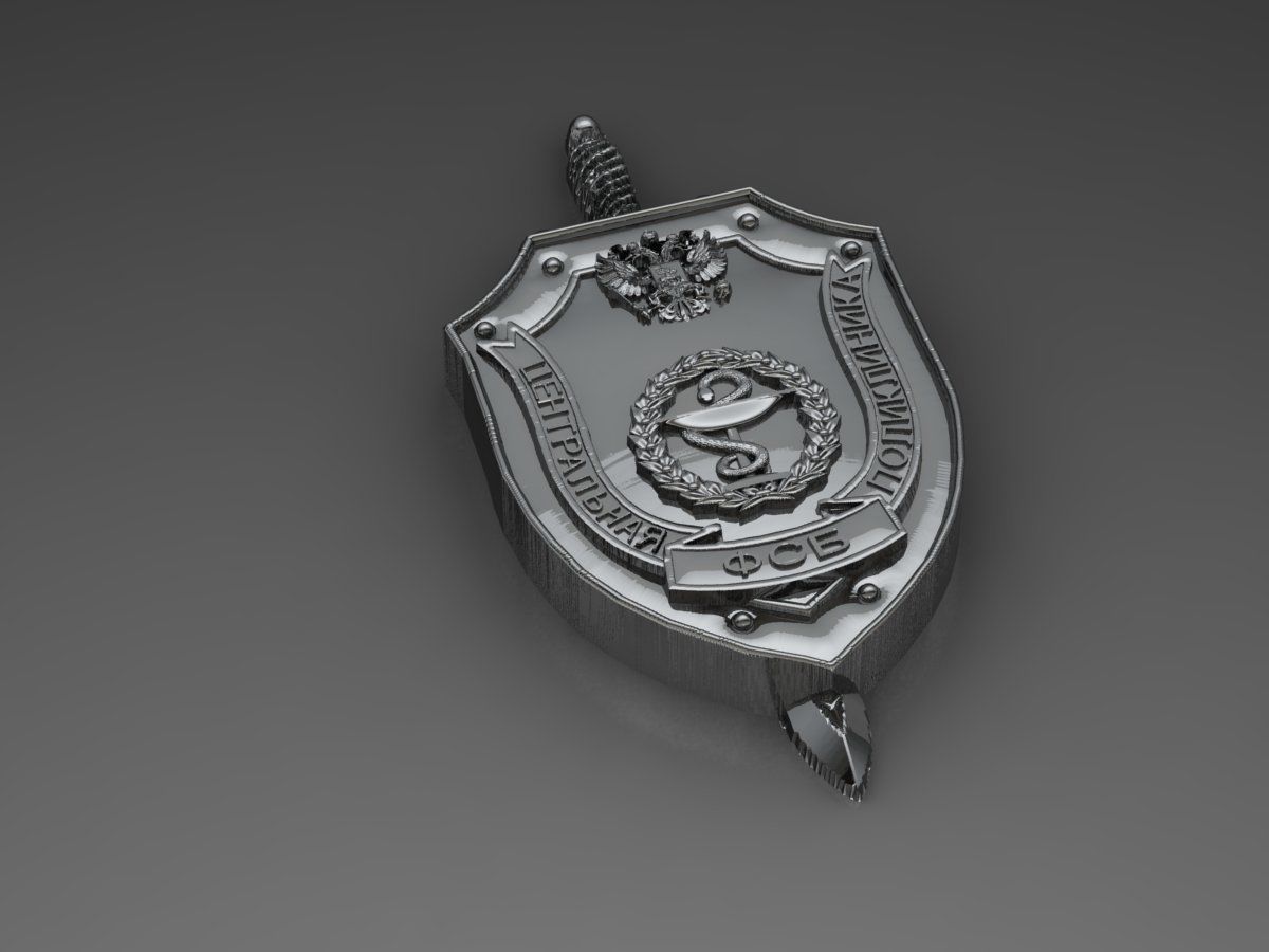 Gerb FSB Central Medical 3D print model_1