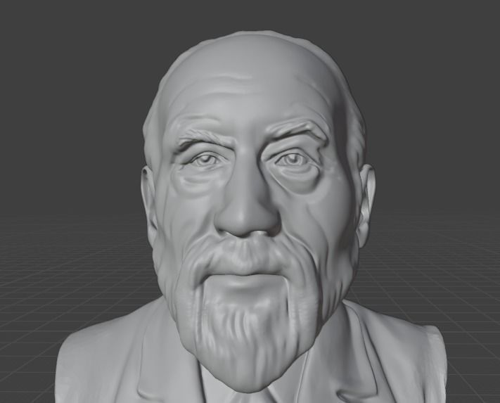 Wilhelm Dilthey 3D print model_16