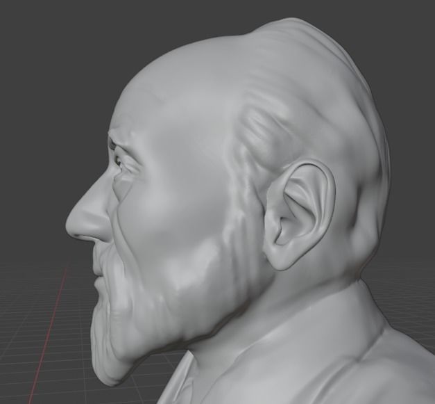 Wilhelm Dilthey 3D print model_11