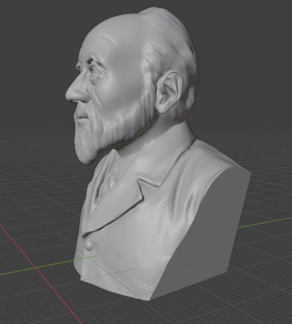 Wilhelm Dilthey 3D print model_15