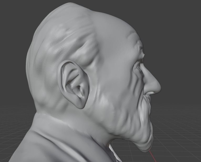 Wilhelm Dilthey 3D print model_13