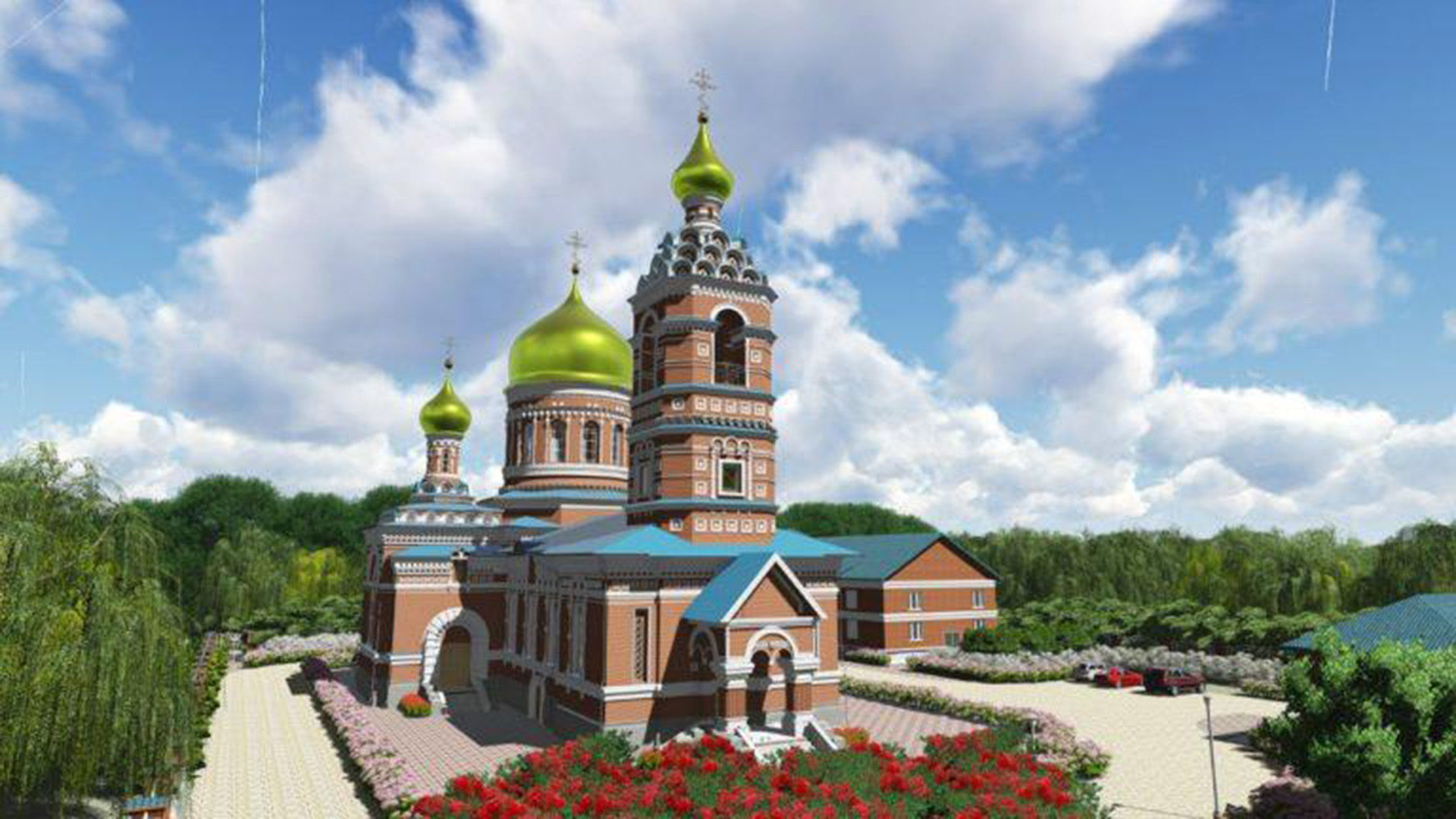 Russian Orthodox Church Detail Design 3D model Khram  3D model_3