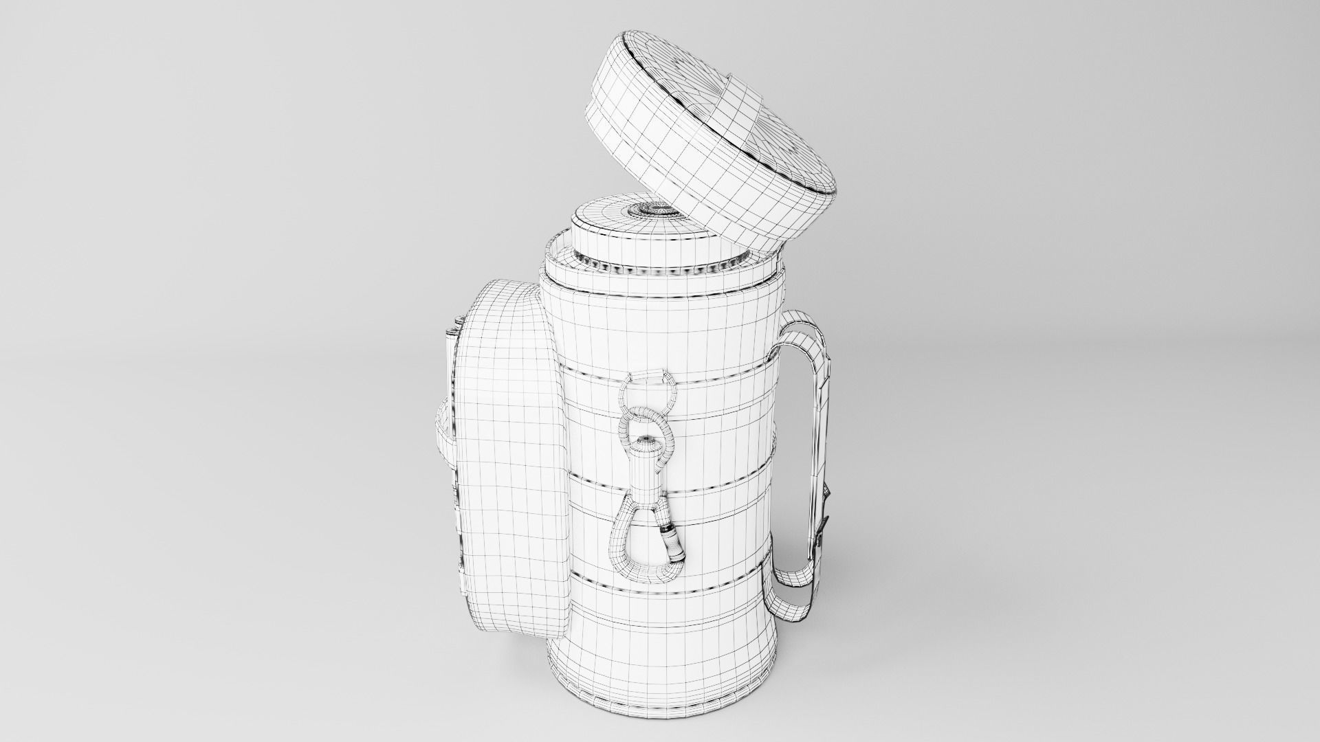 Tactical Pouch 3d low poly Game Asset Low-poly 3D model_15