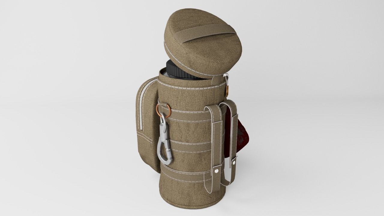 Tactical Pouch 3d low poly Game Asset Low-poly 3D model_21