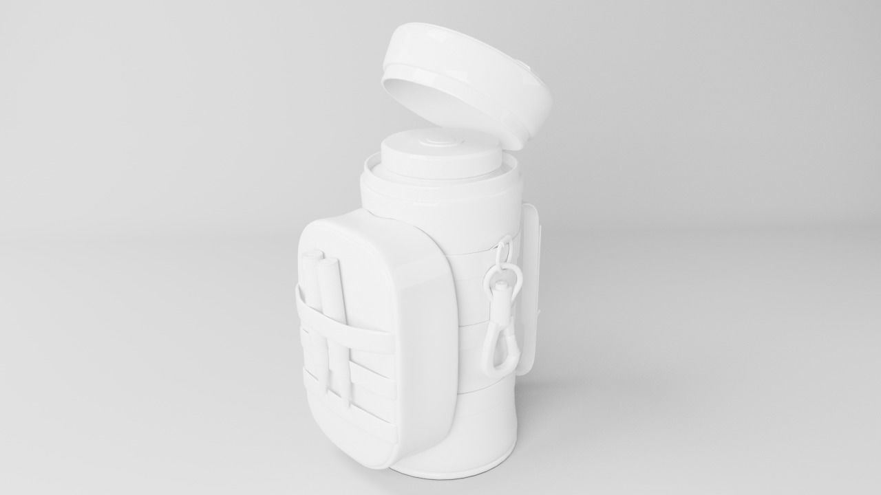 Tactical Pouch 3d low poly Game Asset Low-poly 3D model_12