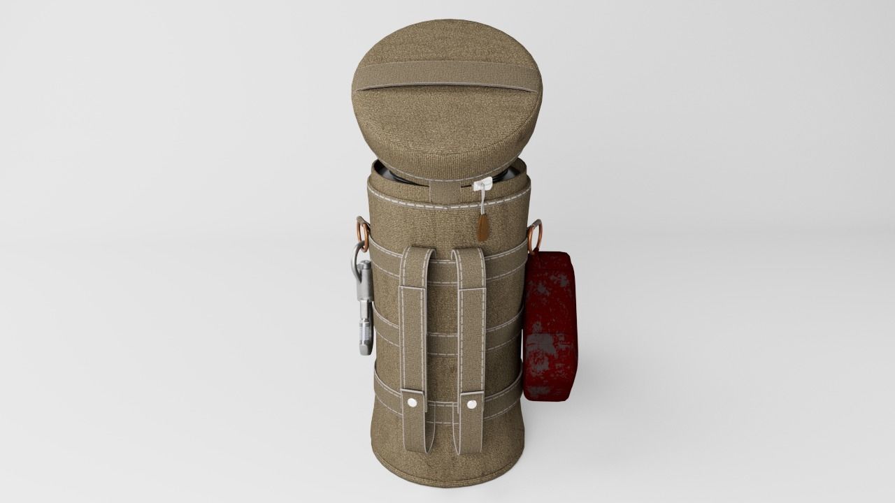 Tactical Pouch 3d low poly Game Asset Low-poly 3D model_22