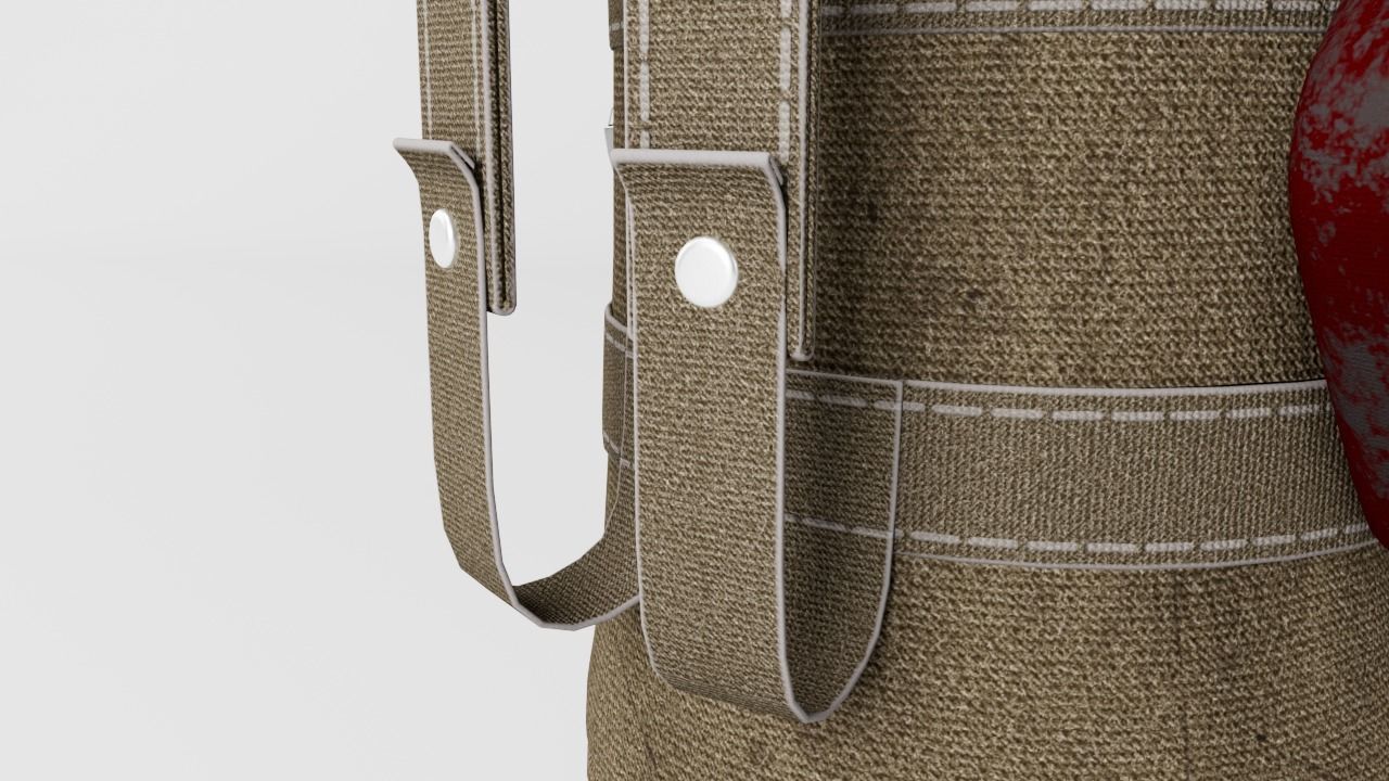 Tactical Pouch 3d low poly Game Asset Low-poly 3D model_6
