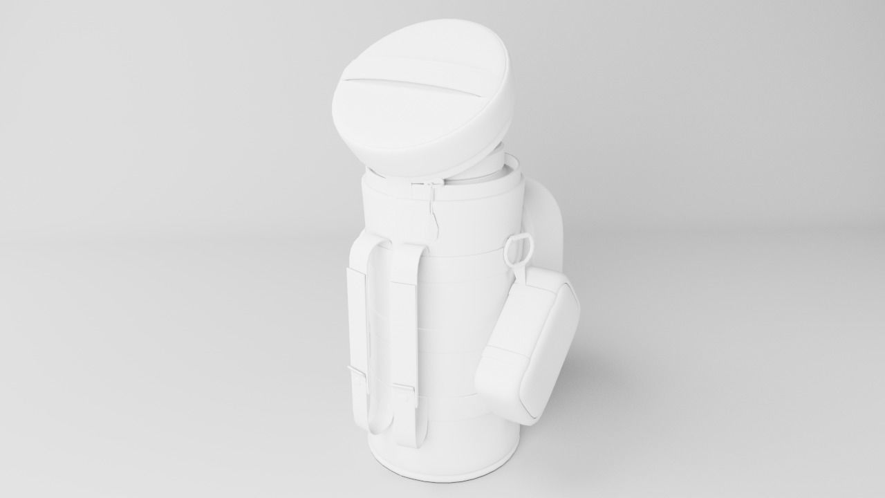 Tactical Pouch 3d low poly Game Asset Low-poly 3D model_8