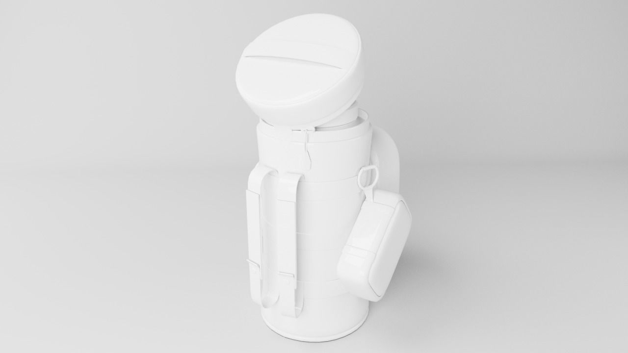 Tactical Pouch 3d low poly Game Asset Low-poly 3D model_9