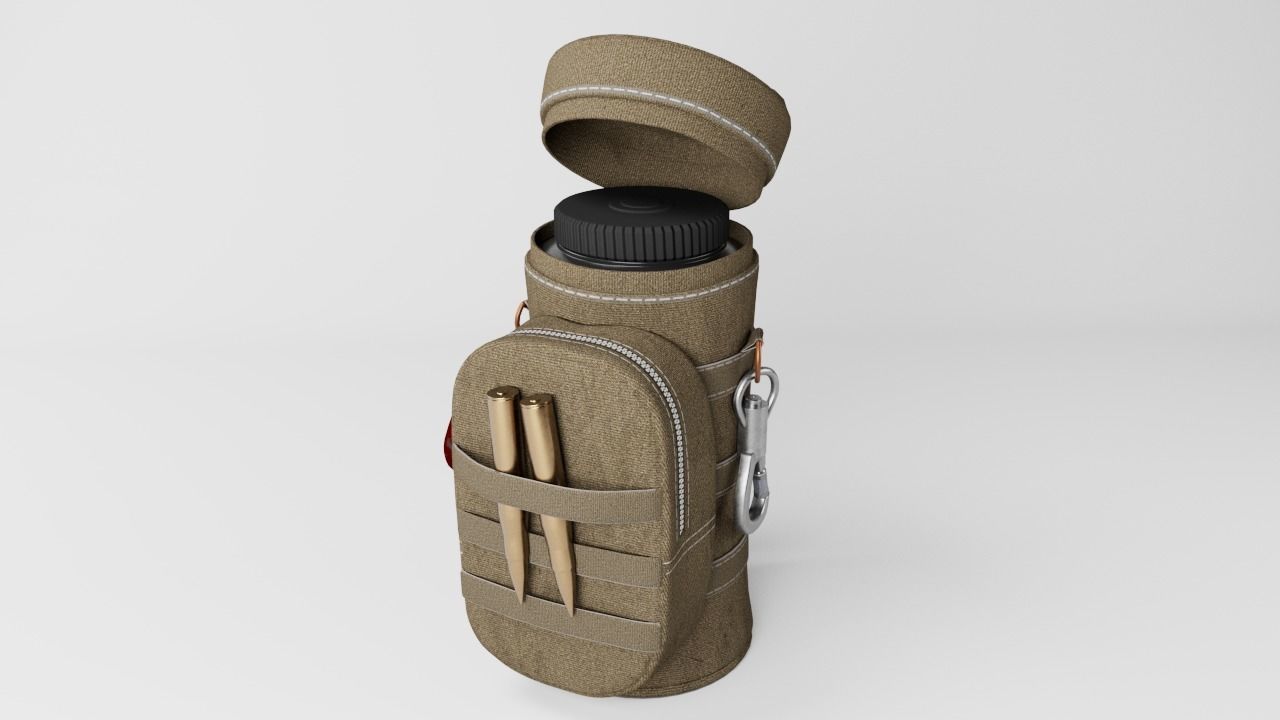 Tactical Pouch 3d low poly Game Asset Low-poly 3D model_19