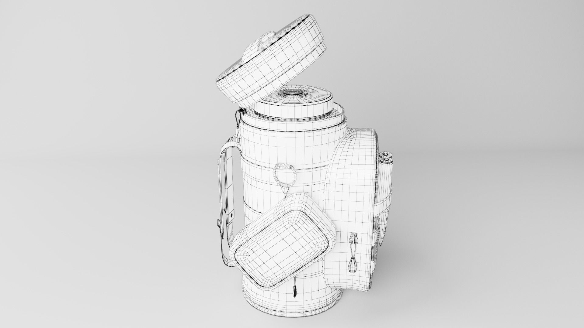 Tactical Pouch 3d low poly Game Asset Low-poly 3D model_16