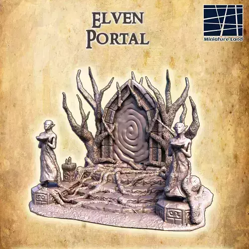 Elven Portal Tabletop Terrrain 28 mm