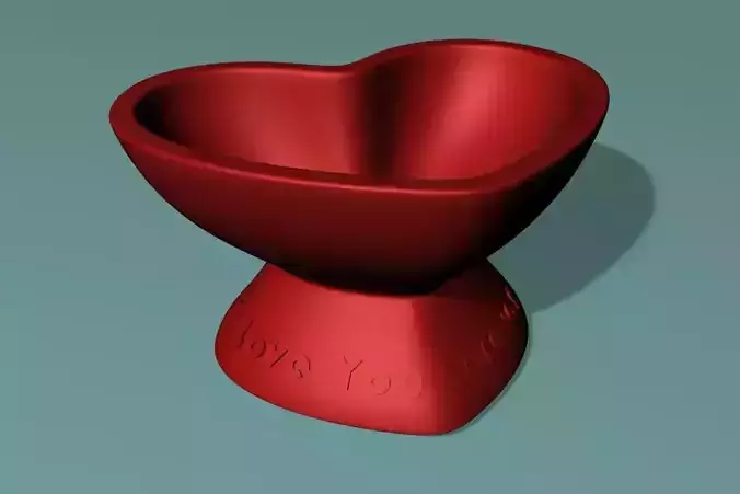 Ice Cream Heart Bowl