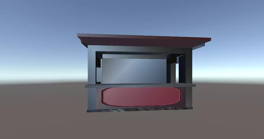 booth Free 3D model_0