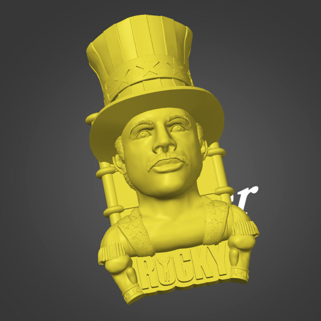 ROCKY Apollo Creed 3D model_1